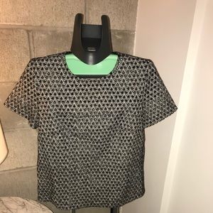 French connection eyelet top